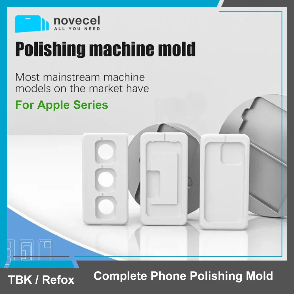 15pro Max Phone Polishing Waterproof Mold for iPhone Apple 15 14 13 12 11 Series Fit TBK Grinder S1 to S7 Screen Repair Tools