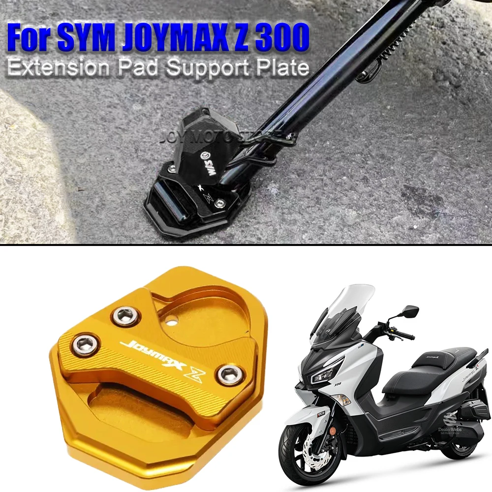 For SYM Joymax z 300 Cruisym 300 Motorcycle Kickstand Foot Side Stand Extension Pad Support Plate