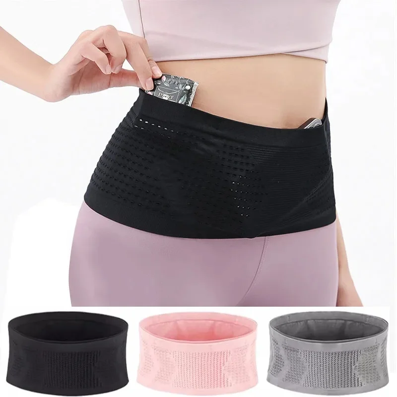 AliExpress LKEEP Seamless Invisible Running Waist Belt Bag Gym Bags Lightweight Invisible Mobile Phone Bags Portable Elastic Run Cycling Bag