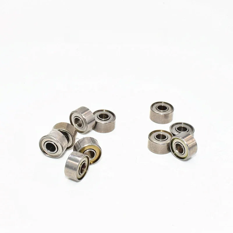 Łożyska miniaturowe 693ZZ 10 sztuk 3*8*4(mm) metalowe uszczelnione części ze stali chromowanej łożyska akcesoria do skrzyni biegów — zdjęcie 2