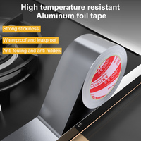 Professional/Industrial Grade High Temperature Heat Shield Resistant Aluminum Foil Tape Ideal for HVAC, Air Ducts Repair