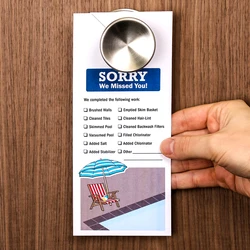 Custom Paper Printing Do Not Disturb Door Hanger Advertising Flyer