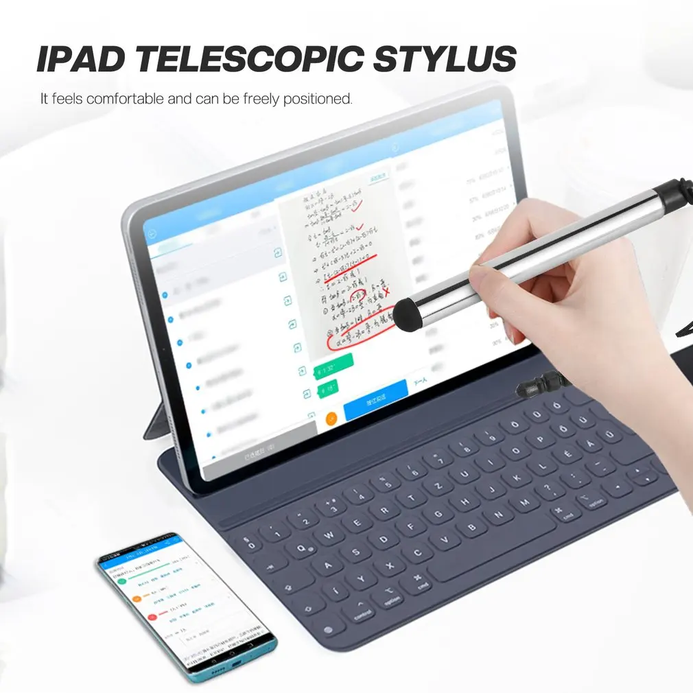 New Universal Touch Screen Pen Capacitive Stylus Pen For Smart Phone Tablet For iPad Point Round Thin Tip
