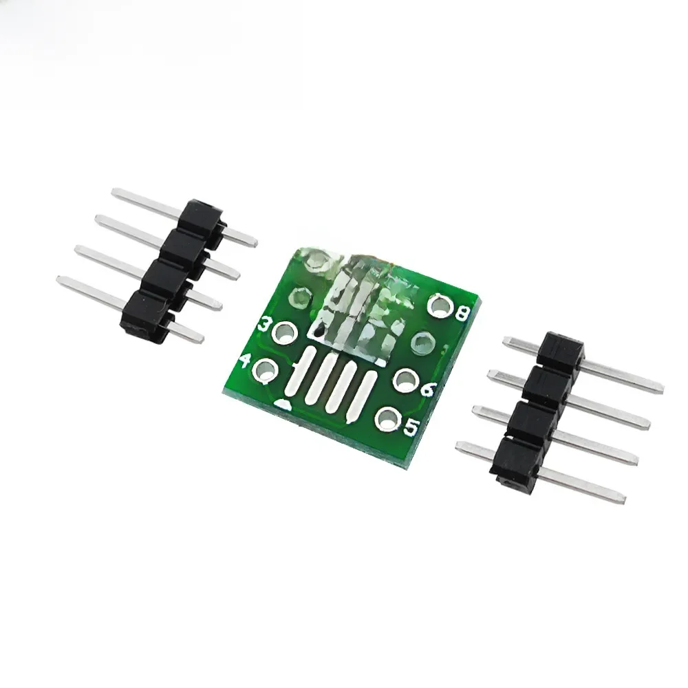 Nowy 20 sztuk/partia SOP8 włącz DIP8/SOIC8 do DIP8 IC adapter gniazdo PB za darmo z pinowym nagłówkiem — zdjęcie 2