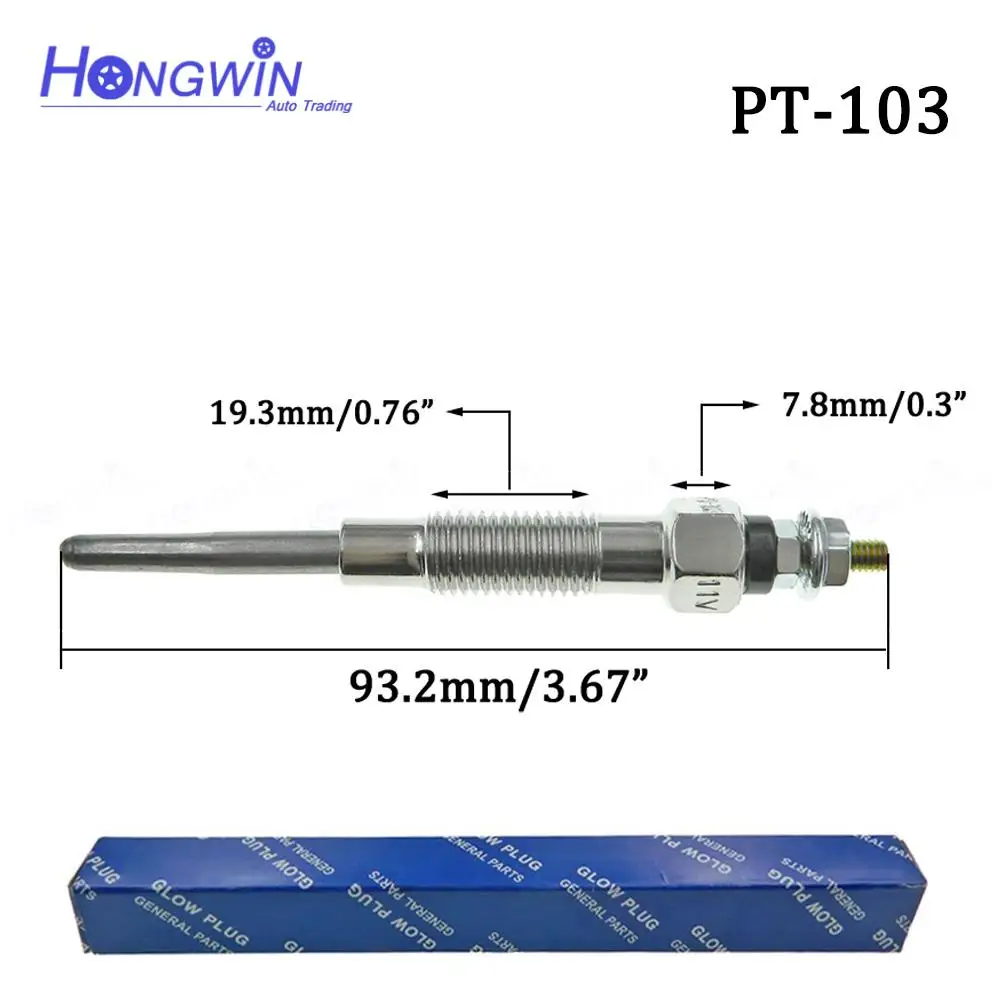 4/8/12 Ignition Glow Plugs Heater For Toyota Hiace I II III IV Kasten RH1 LH5 Wagon LH7 Kasten YH7 H1 2.2 2.4D 19850-54030 PT103