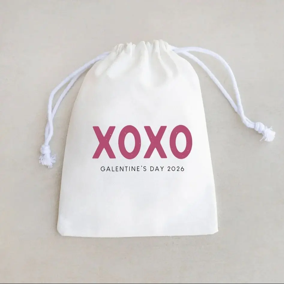 XOXO Valentines Bag - Galentines Day Gift Bag - Custom Galentines Bag - Galentines Party Favors - Valentines Day Bag - Valentine