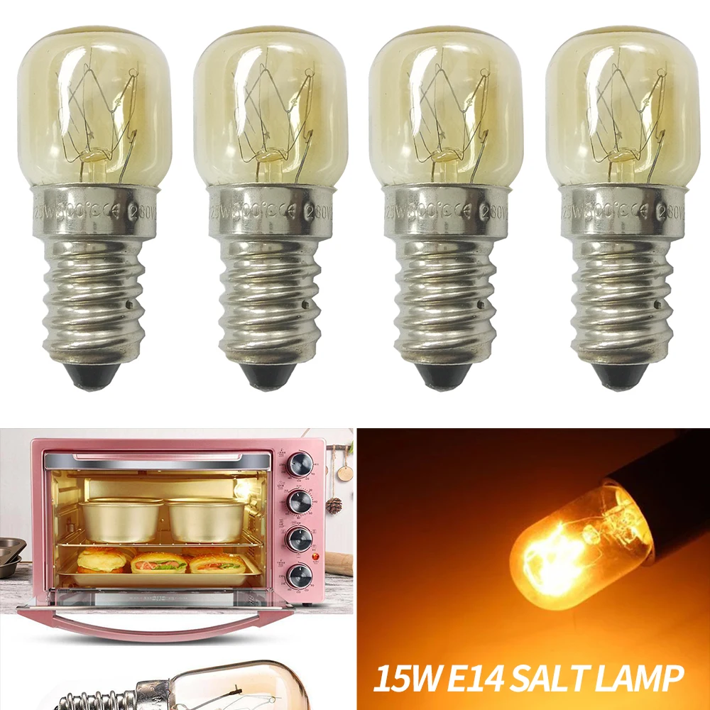 10Pcs Himalayan Salt Lamp Globe Bulb Light Bulbs Heat Resisting 15W E14