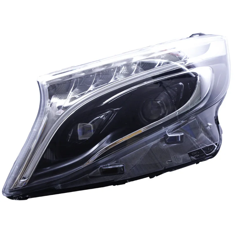 Car Headlight Assembly For Mercedes-Benz V Class Vito Blue DRL Daytime Running Light Dynamic Streamer Turn Signal Head Lamp