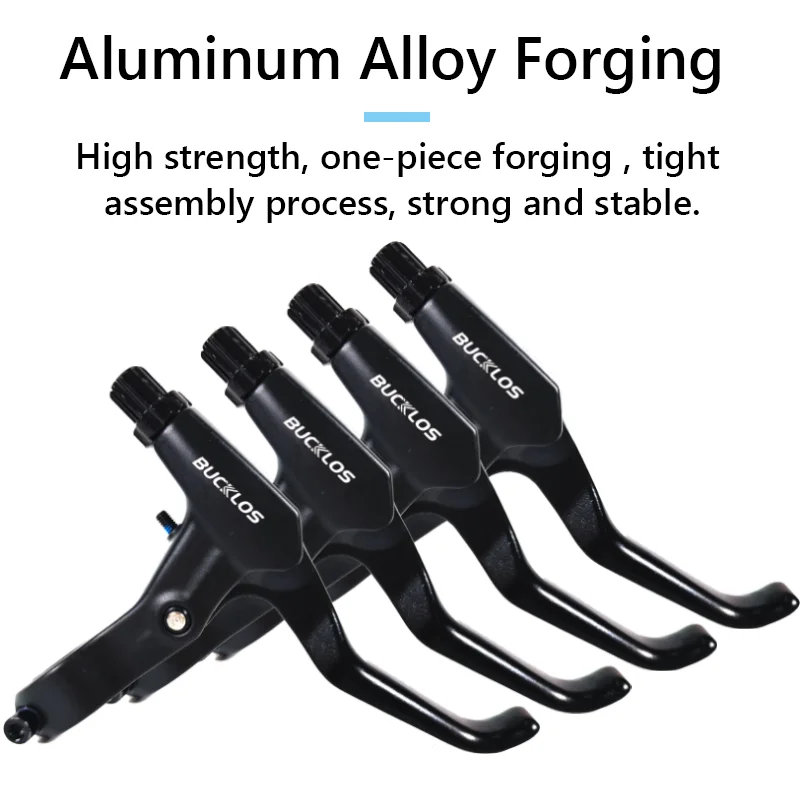 BUCKLOS Bicycle Brake Lever 3 Fingers Road Mountain Bike Brake Handle Lever Aluminum Alloy V-brake Disc Brakes Levers for  Sram