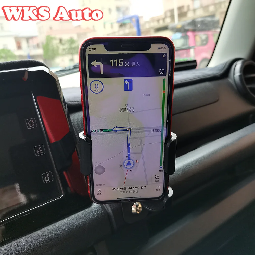 

Держатель для телефона, подставка, кронштейн для GPS мобильного телефона, держатели для стаканов с водой для Suzuki JIMNY 2019 2020 2021 JB74 JB64, автомобильные аксессуары из АБС-пластика