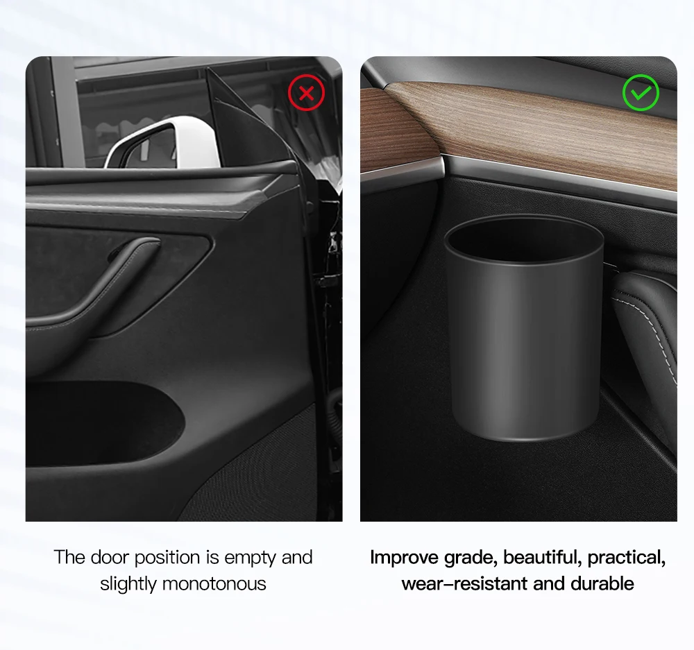 Auto-Türbecherhalter für Tesla Model 3 Y Highland Juniper 2025 2026 4 Stück Wasserbecher Flaschenhalter Getränke-Aufbewahrungsbox Rack Auto-Zubehör – Detail 9