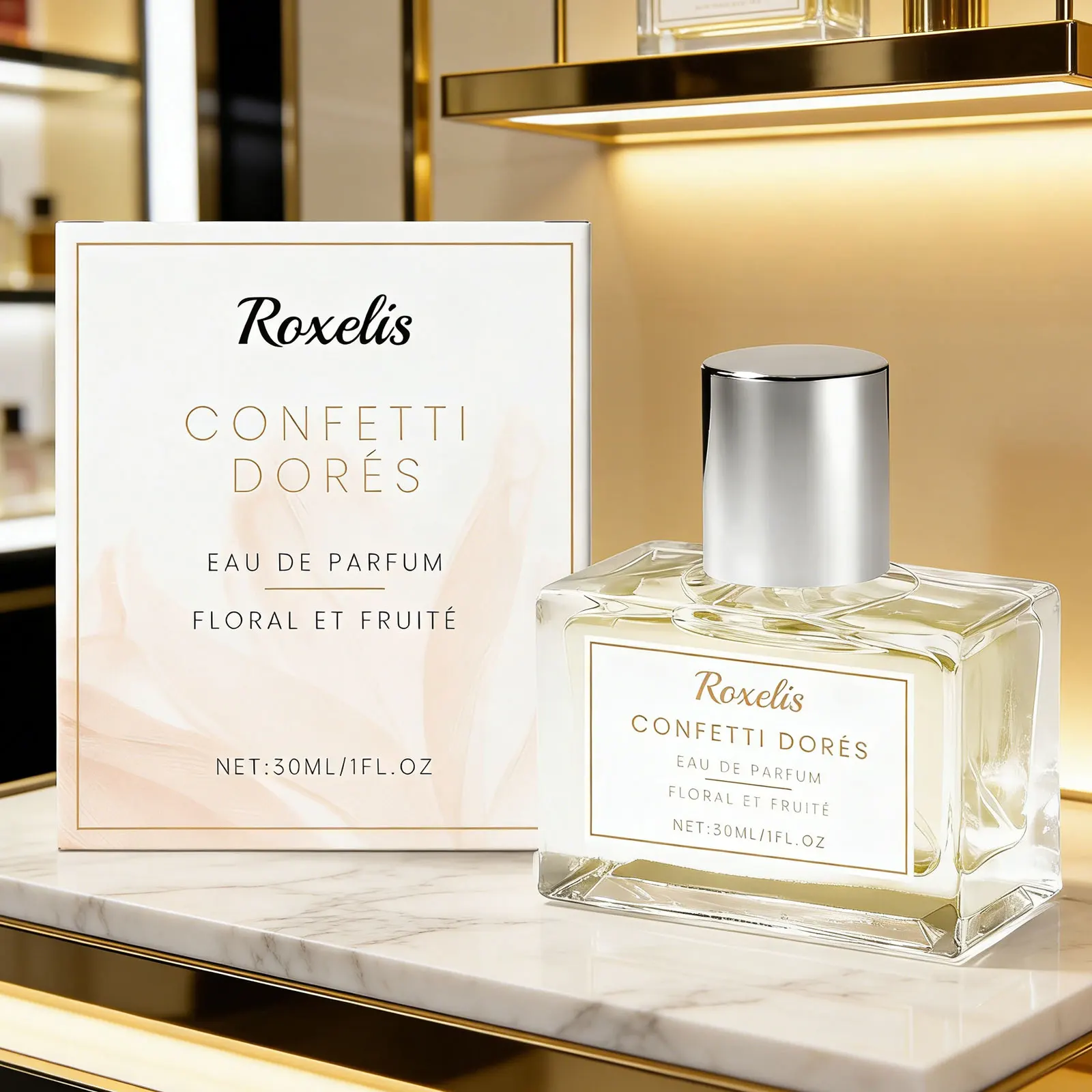 

Roxelis 30ml Niche Floral Fruity Eau De Parfum Fresh Natural Long Lasting Perfume for Daily Use And Dating