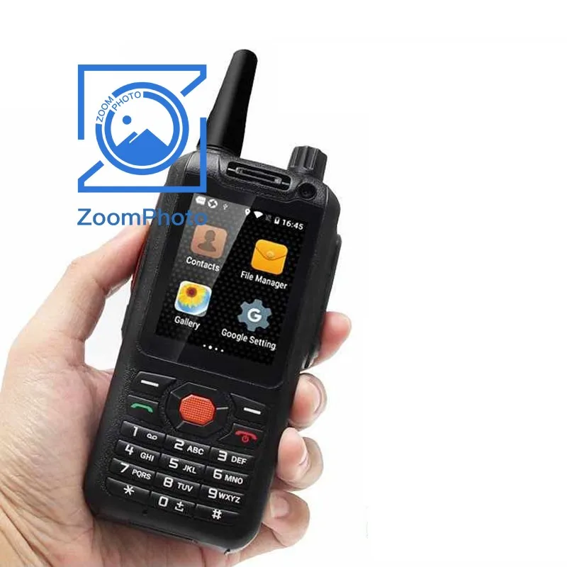 Walkie Talkie F25 Radio portátil POC 2G/3G/4G con soporte de pantalla de 2,4 pulgadas para GPS/BDS/A-GPS Compatible con Android 7.1