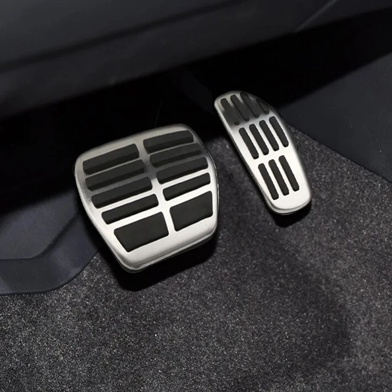 Car Foot Pedals Pad For Renault Austral Accessories 2022 2023 2024 Non-slip Rubber Restfoot Stainless Protection Stickers AT MT