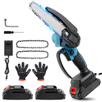 800W 6inch Cordless Electric Chainsaw Portable Powerful Chain Saw Garden Woodworking Cutting Power Tools For Makita 18V Battery
