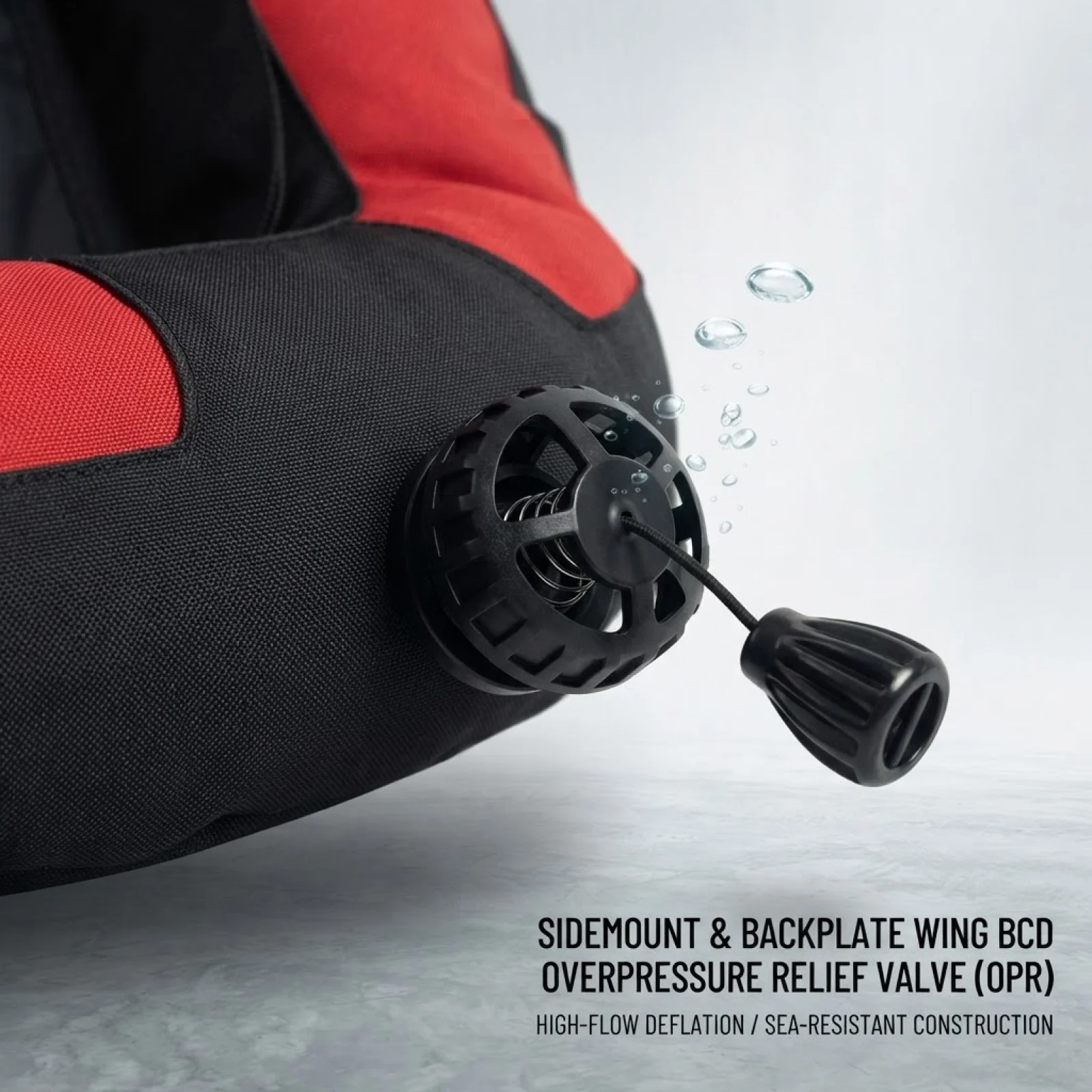 Diving Buoyancy Jacket Pressure Control Release Valve Open Side Housing Scuba Diving Accessories for Precise Buoyancy