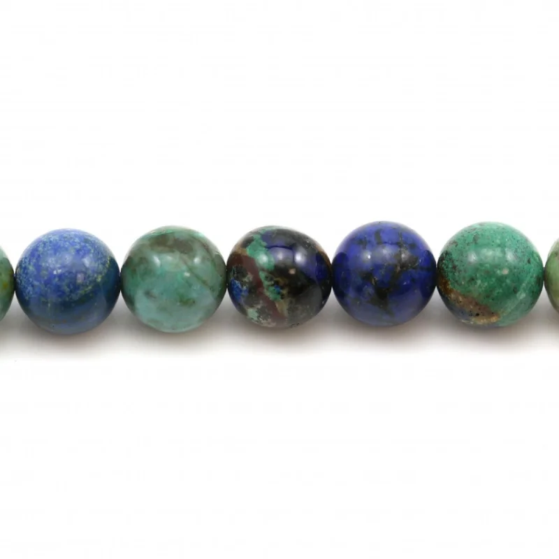 Azurite Natural Stone Beads Strand  Round 4-10mm For Making Jewelry Bracelet Craft DIY Necklace Earrings