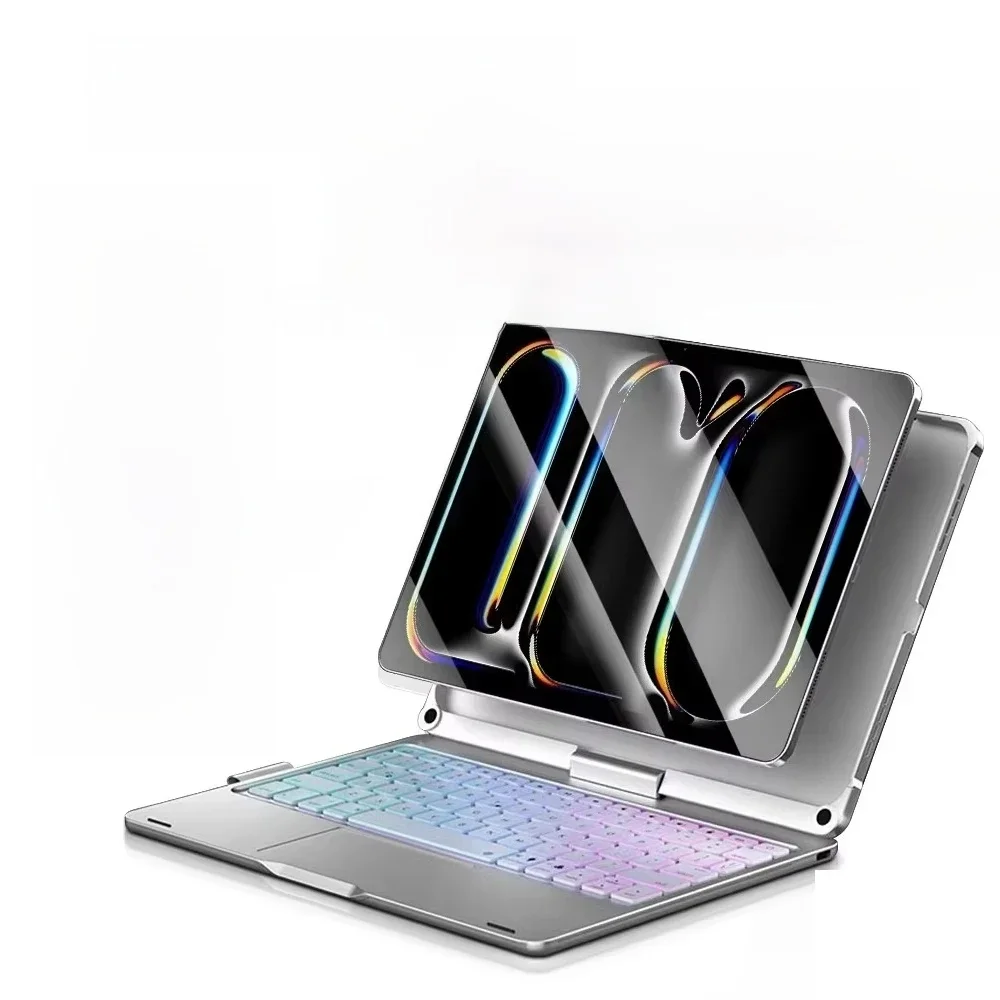 Nieuw Magic Keyboard voor iPad 11e generatie 2025 A16, toetsenbordhoes voor iPad Air 7, 11, 13 inch 2025 M3, 360 graden draaibaar met achtergrondverlichting - afbeelding 2