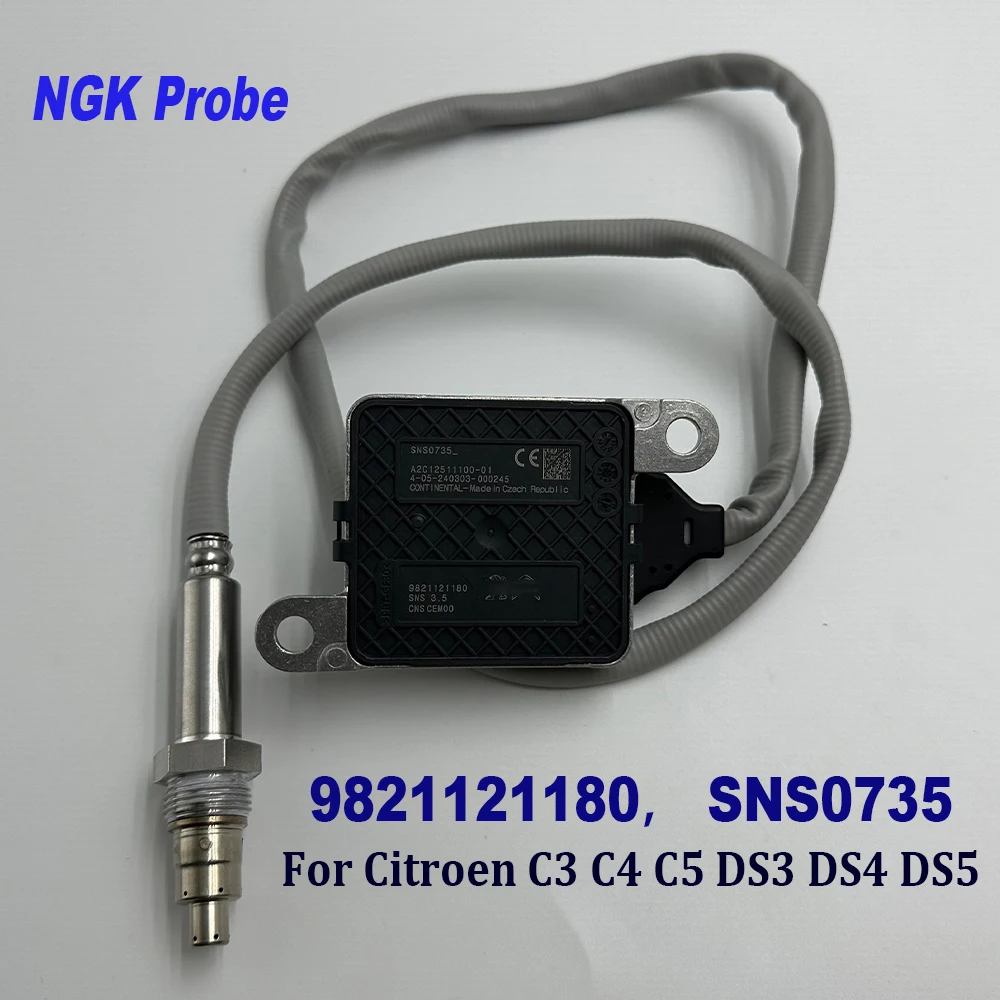 9821121180 SNS0735 Nitrogen Oxide Nox Sensor For NGK Probe 5WK96745A For P-eugeot 208 & Citroen C3 C4 C5 DS3 DS4 DS5 Top Quality