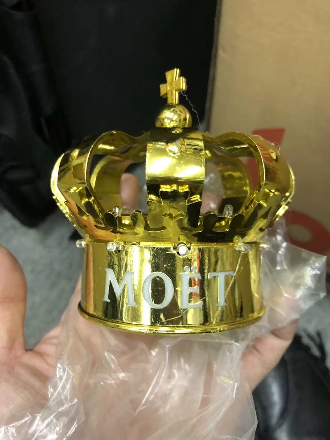 SPARKLER LED CROWN LED PER NIGHTCLUBS SENZA LOGO BOTTLE PRESENTER GLORIFICATORE