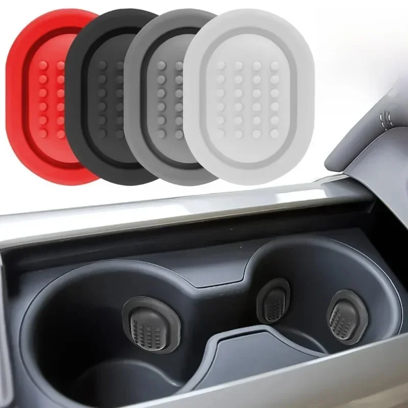 Limiteur de tasse d'eau de voiture, fente de tasse d'eau automatique, tampon antidérapant en Silicone, fente d'insertion de bouteille de boisson, limiteur auto-adhésif, amortisseur