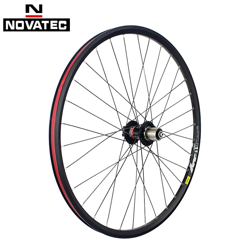 Novatec mountainbike laufradsatz 26/27.5/29inch D041/D042 4 lager 7-11 geschwindigkeit 32H Disc bremse 29er Aluminium legierung fahrrad rad