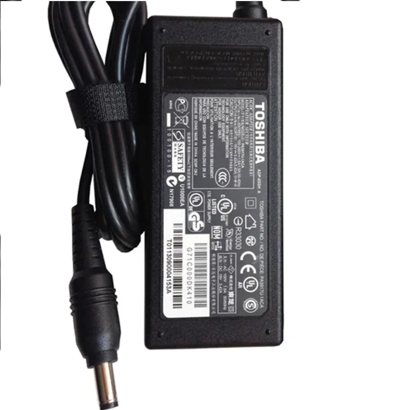 19V 3.42A 65W 100% Original AC Adapter PA3917U-1ACA for ​Toshiba Satellite, 5.5*2.5mm
