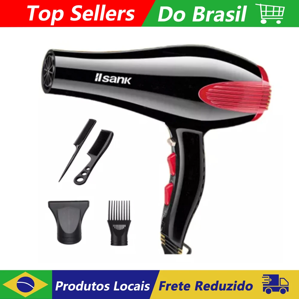 Household Barber Shop 110V 1400W Hair Dryer Constant Temperature Hair Care Strong Hair Dryer Hair Salon Tool  Hair Brush