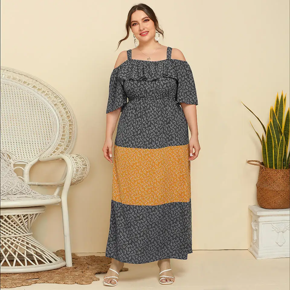 Plus Size Sexy Sling Summer Casual Dresses For women Wholesale China