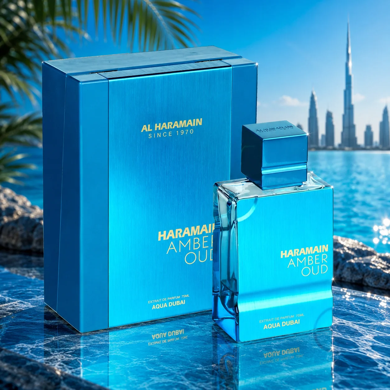 Home Fragrance Dubai - Al Haramain Amber Oud Aqua Dubai