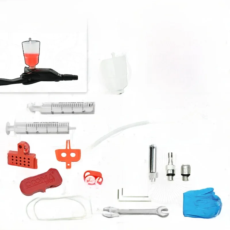 AliExpress COOMA SPORT Hydraulic Brake Bleed Kit for SHIMANO Road MTB Magura Txktro Mineral Oil Brake system, V0.5, V0.85, V2.5 Kit