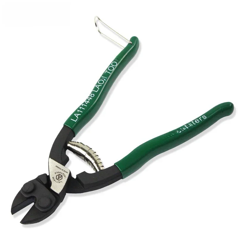 LAOA 8 inch Handheld Wire Cutter Industrial Cr-Mo Steel Cutter Pliers Compact type Bolt Cutter  Made in Taiwan