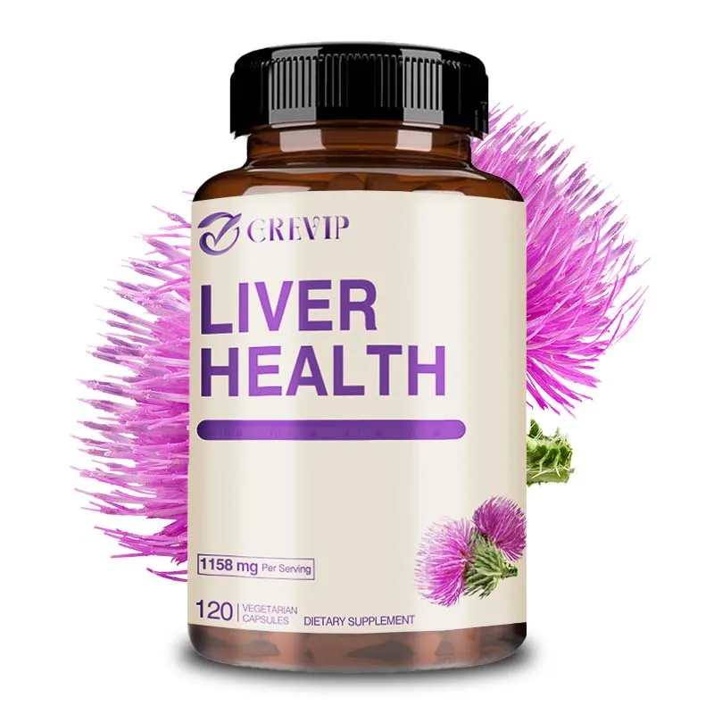 Liver Health - with Milk Thistle, Dandelion, Burdock, Turmeric - Kidney and Digestion Support - 120 Capsules