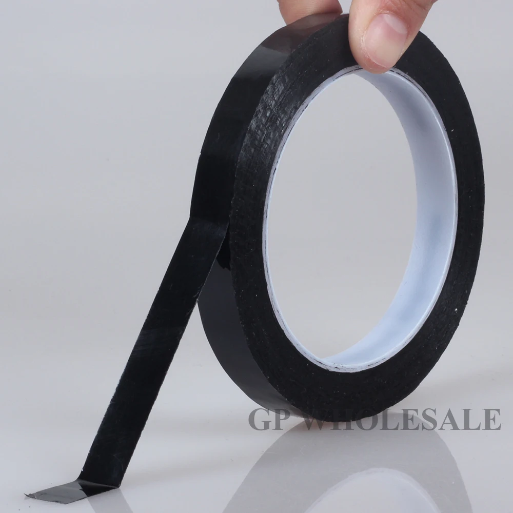 fita-adesiva-de-pet-mylar-preta-retardante-de-chamas-12mmx66m-2-pecas-para-isolamento-de-transformadores-pequenos-capacitores-e-enrolamento-de-fios-de-bateria