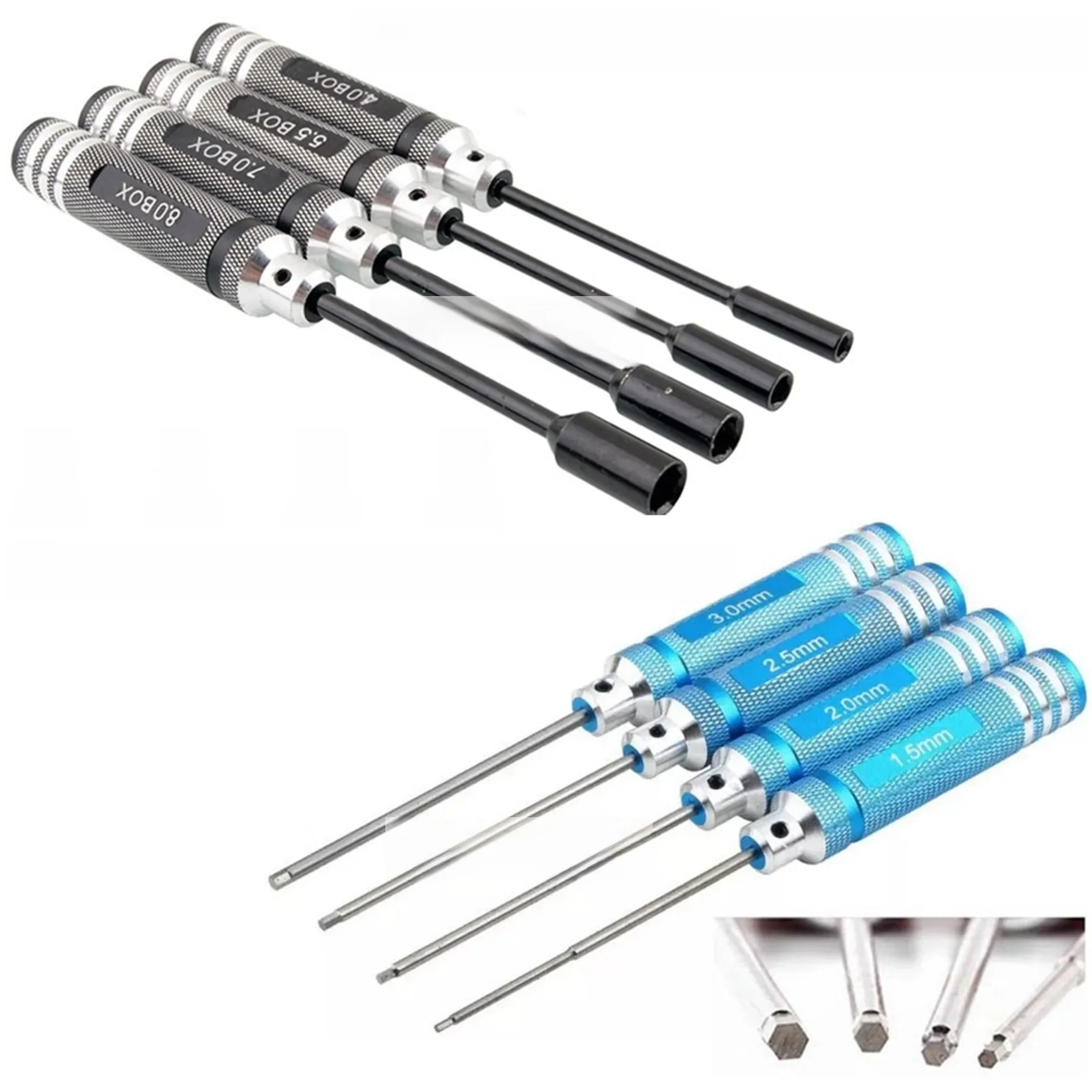 Chave de Fenda Allen Universal para Carro RC, H1.5, 2.0, 2.5, 3.0mm, Allen, Hex, Key Driver Tools,
