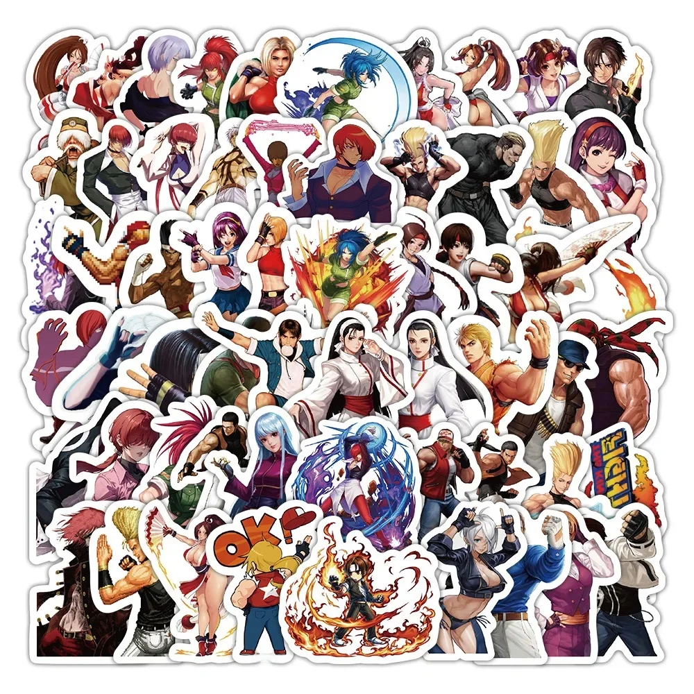 AliExpress GOGOTU 10/30/60PCS Fun KOF Game Sticker Decals Toys DIY Suitcase Skateboard Phone Luggage Bike Stickers Gift