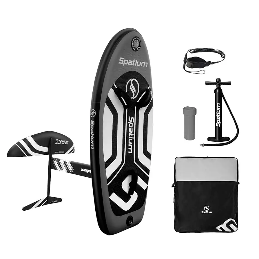 

BIG DISCOUNT SALES NEW Spatium Hydrofoil Board for Surfing with Hydrofoil Accessories Inflator Pump, Backpack, Safe Leash, HH