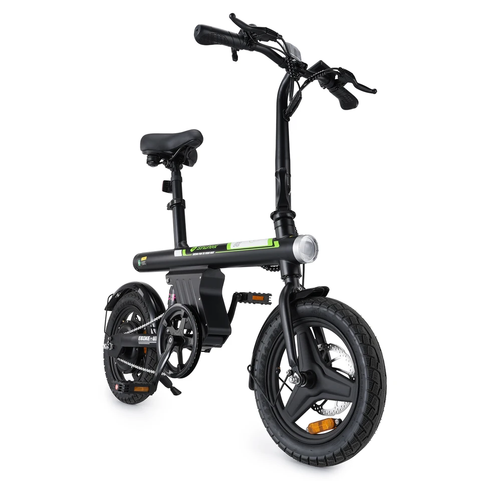 Isinwheel U1  Adult Electric Bicycle,500W city ebike, 36V 7.8AH commuting E-bike, 14  Tire Foldable Electric Bike image 2