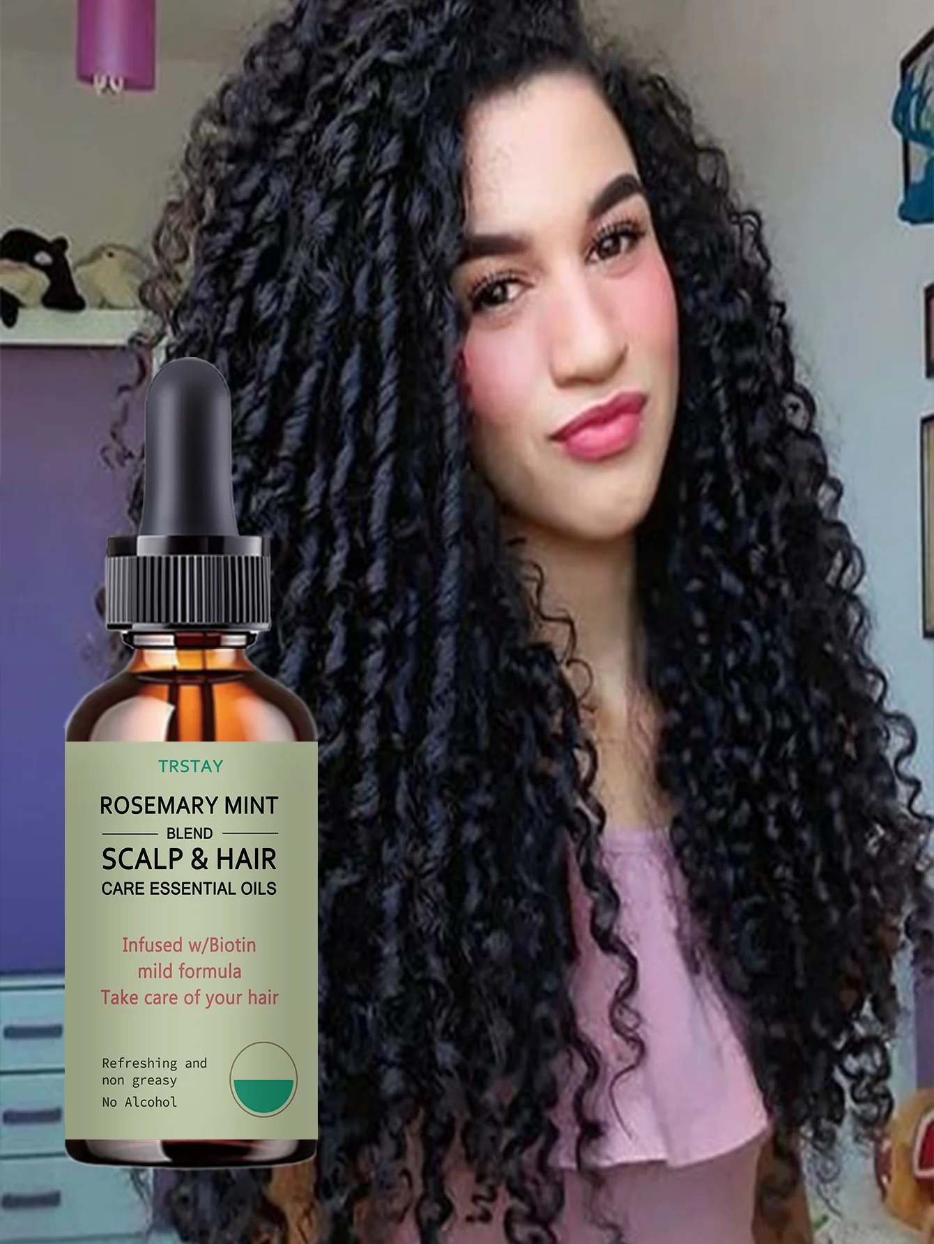 Moisturizing Lock Water Smooth Protective Essential Oil for Hair Treatment Deeply Nourishes Strengthens Roots Prevents Breakage - Image 2