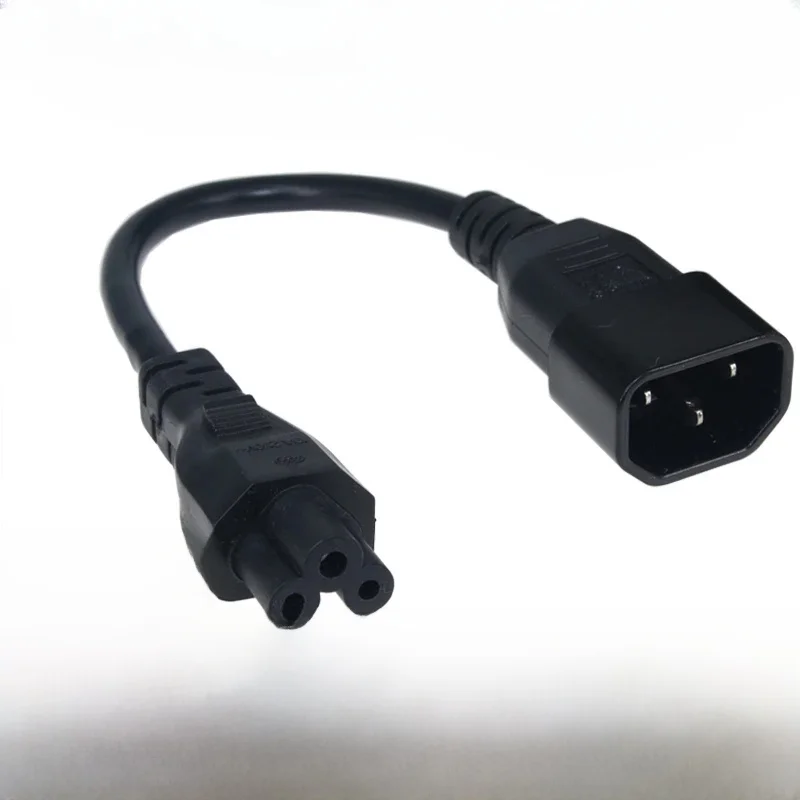 Câble répartiteur et adaptateur pour moniteur PC, 20cm, IEC320 C14 vers IEC320 C13 + C5 Y