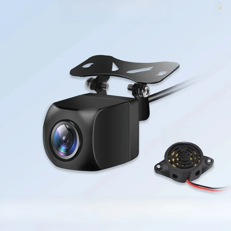 Samochodowa kamera tylna AHD 1080P Alarm radarowy wodoodporny 145 ° szerokokątny cofania inteligentny aparat fotograficzny AI do akcesoriów samochodowych Junsun — 2