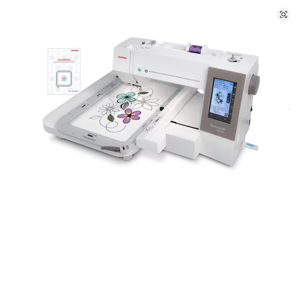 

FAST SELLING ON NEW Janome machine embroidery, Memory Craft, 550E NEW IN STOCK