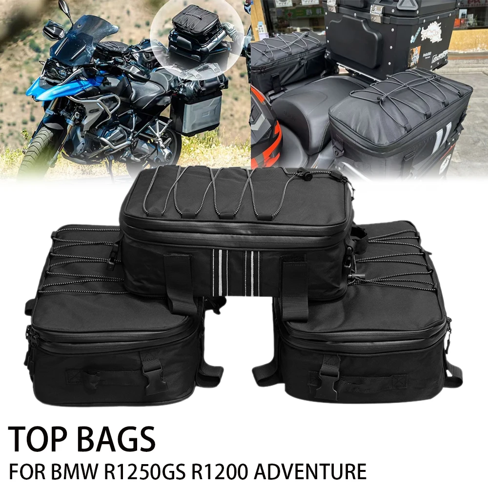 Motorrad-Satteltaschen-Top-Tasche für Benelli TRK 502 X für BMW R1250GS Adventure R1200GS R1250GS LC ADV Seitenkoffer für Motor