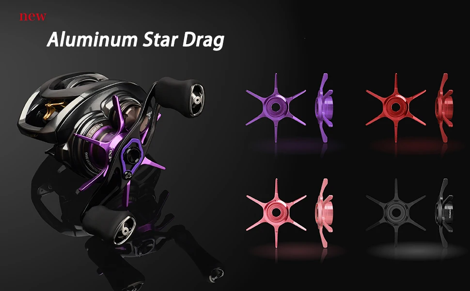 Gomexus DIY Aluminium Star Drag 65mm für Shimano für Daiwa Tatula Zillion Bait casting Angel rolle Zubehör Bait caster Drag – Detail 2