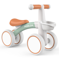 Bike Baby Walker with Four Wheels Sliding Car New Children Balance Car No Pedals 1-3 Year Old Baby Scooter Children Sliding