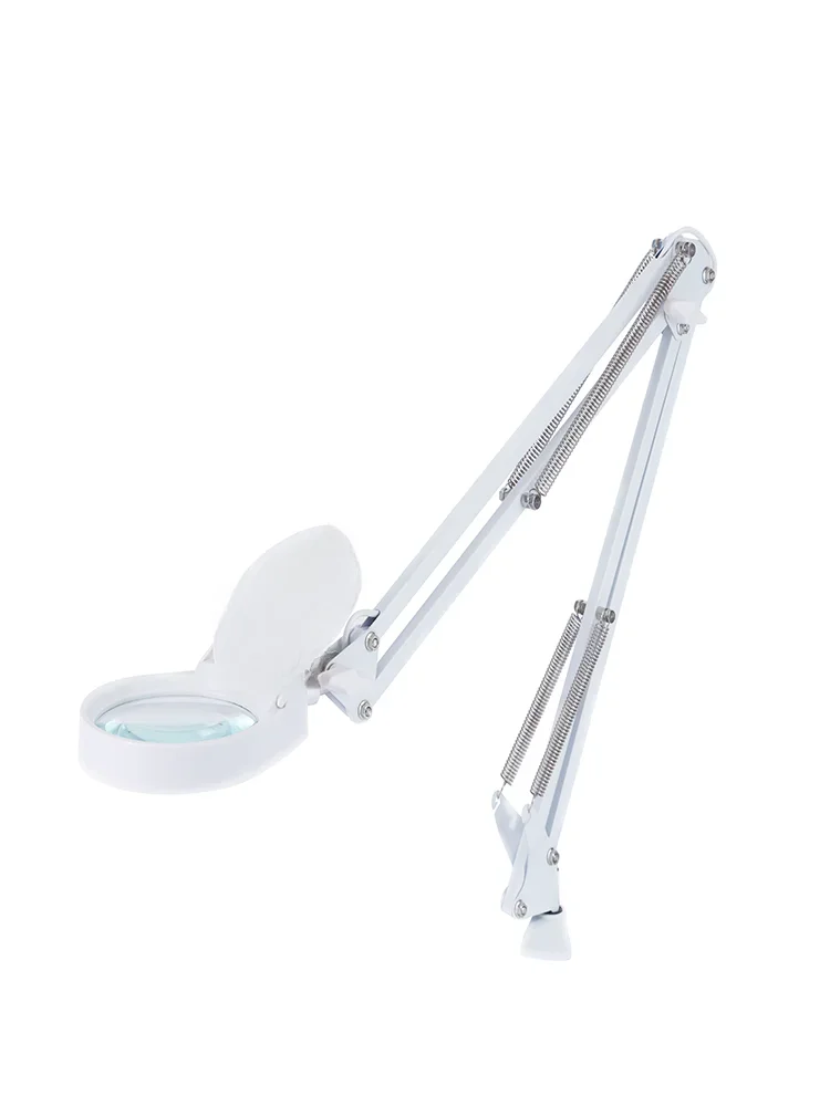 Lupa powiększająca 8X15X, 5X lub 3X10X z oświetleniem LED, trzecia ręka, narzędzie do lutowania, zacisk biurkowy, lupa USB, lampa stołowa do lutowania/czytania — zdjęcie 2