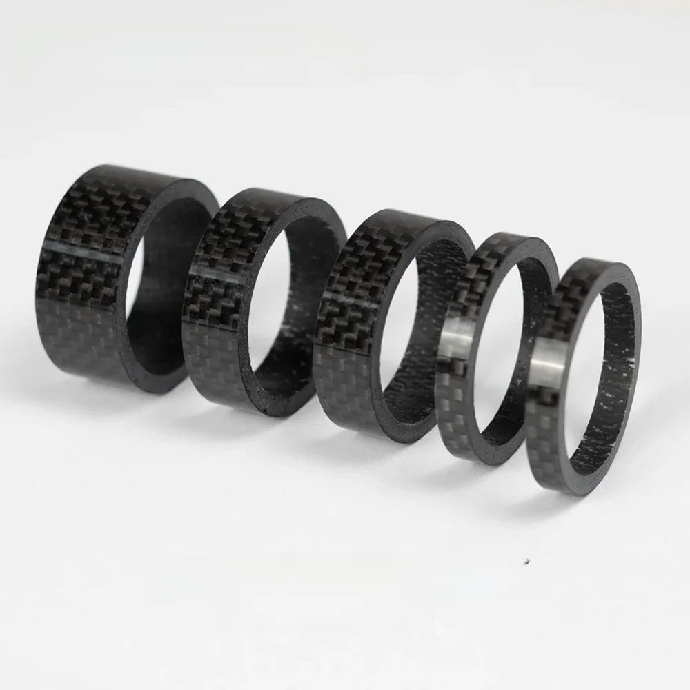 AliExpress OG-EVKIN CS-001 Carbon Bicycle Spacer Set 1/8" 28.6MM 3K Glossy/UD Matte Headset Spacer MTB Road Bike Full Black Spacers Kit