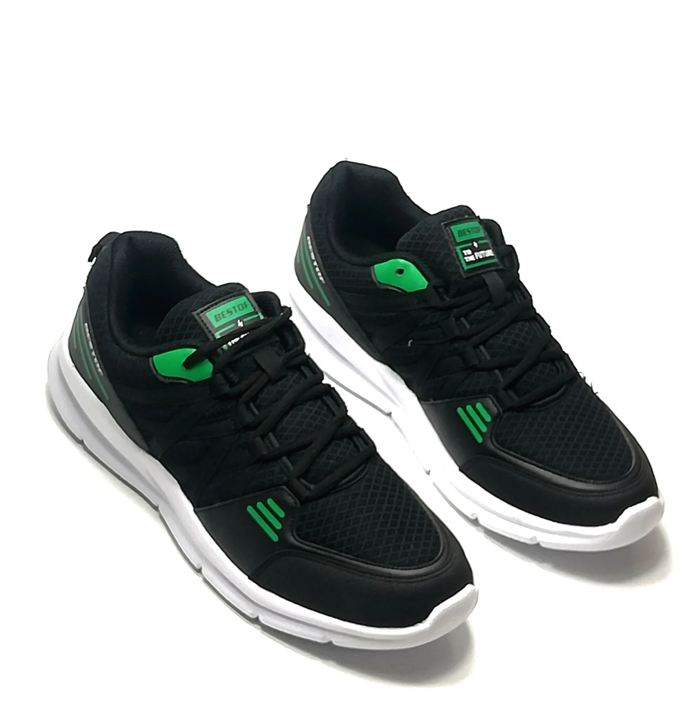 

Men's Black green Orthopedic Sneakers Breathable High quality Durable Modern New Season Luxury Fashion Hiking and Traveling