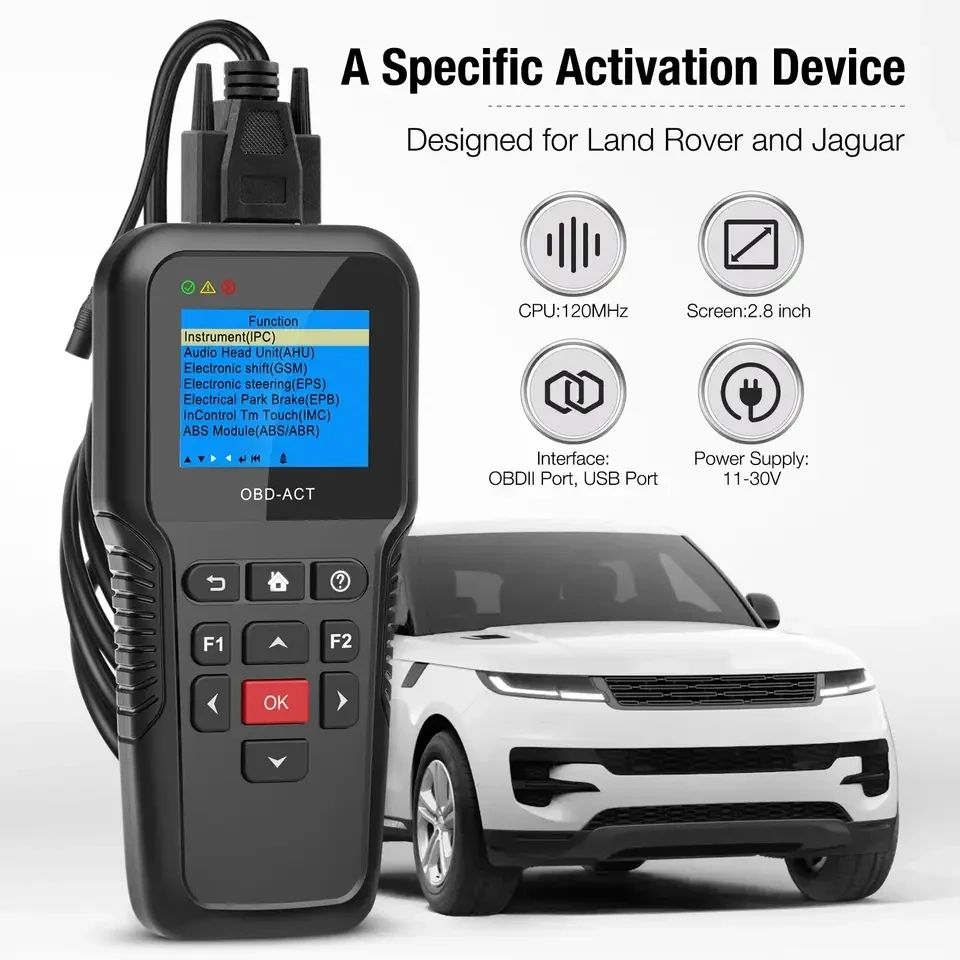 ITCARDIAG ACT101 Instrument Cluster For Land Rover for Jaguar ABS Module Tester IPC AHU GSM EPS EPB IMC ABS ABR Diagnostic Tool