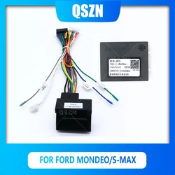 QSZN Android Canbus Box FD01 For FORD Mondeo/S-MAX 16 PIN Harness Wiring Power Cables Car Radio Multimedia Player 2 DIN